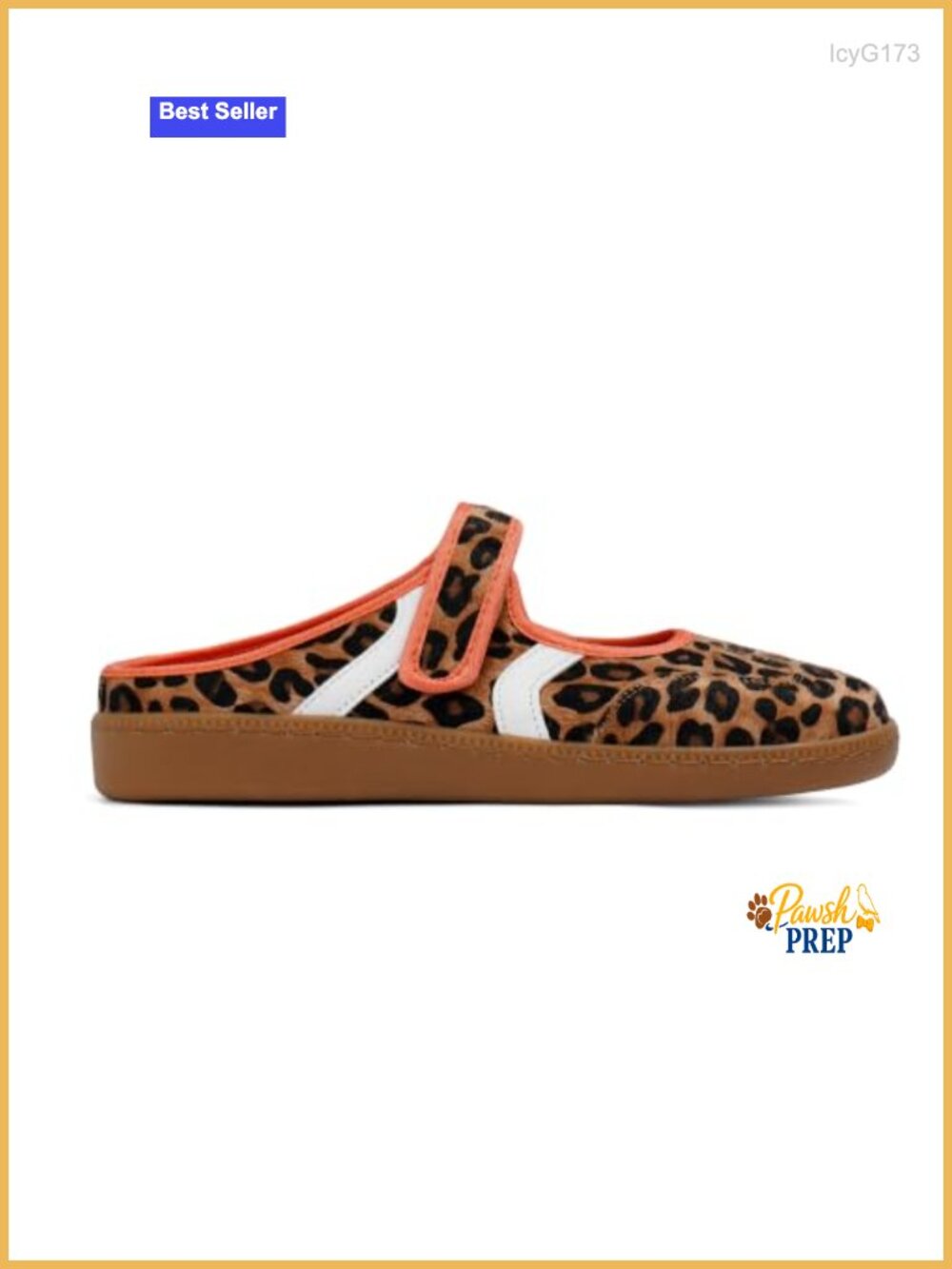Faux Leather Mary Jane Sneakers with Hook and Loop Closure, Slip On Mules,
